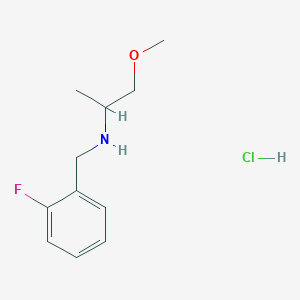 (2-Fluoro-benzyl)-(2-methoxy-1-methyl-ethyl)-amine hydrochloride