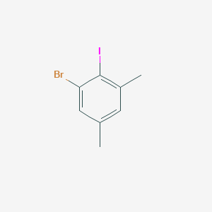molecular formula C8H8BrI B1437855 1-Bromo-2-iodo-3,5-dimethylbenzene CAS No. 933671-83-1