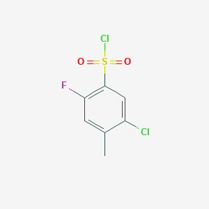 5-Chloro-2-fluoro-4-methylbenzenesulfonyl chloride