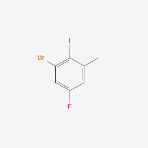 molecular formula C7H5BrFI B1437874 3-Bromo-5-fluoro-2-iodotoluene CAS No. 1000576-60-2
