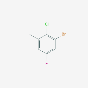molecular formula C7H5BrClF B1437877 3-溴-2-氯-5-氟甲苯 CAS No. 1000576-68-0