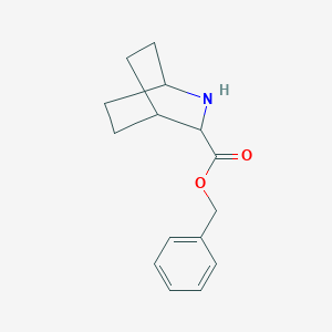 molecular formula C15H19NO2 B14378823 Benzyl 2-azabicyclo[2.2.2]octane-3-carboxylate CAS No. 90103-88-1