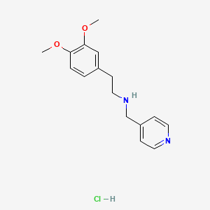 molecular formula C16H21ClN2O2 B1437888 [2-(3,4-Dimethoxy-phenyl)-ethyl]-pyridin-4-yl-methyl-amine hydrochloride CAS No. 1185293-57-5