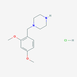 molecular formula C13H21ClN2O2 B1437889 1-(2,4-Dimethoxy-benzyl)-piperazine hydrochloride CAS No. 1185292-95-8