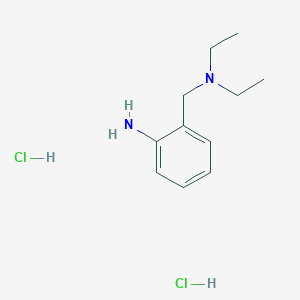 molecular formula C11H20Cl2N2 B1437894 2-Diethylaminomethyl-phenylamine dihydrochloride CAS No. 1185297-71-5