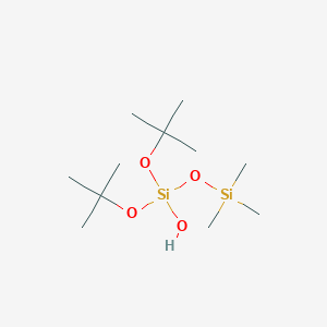 molecular formula C11H28O4Si2 B14378960 Di-tert-butyl trimethylsilyl hydrogen orthosilicate CAS No. 88221-39-0