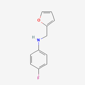 molecular formula C11H10FNO B1437908 (4-Fluorophenyl)(2-furylmethyl)amine CAS No. 51305-70-5