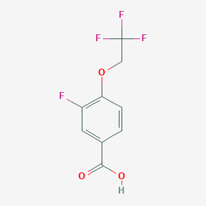 3-Fluoro-4-(2,2,2-trifluoroethoxy)benzoic acid