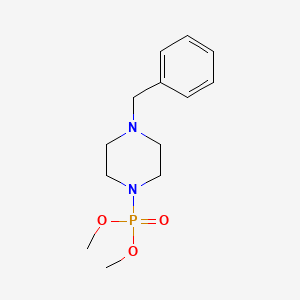 molecular formula C13H21N2O3P B14379140 Dimethyl (4-benzylpiperazin-1-yl)phosphonate CAS No. 89504-64-3