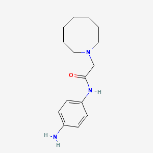 N-(4-aminophenyl)-2-(azocan-1-yl)acetamide