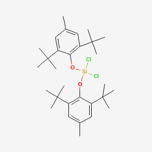 molecular formula C30H46Cl2O2Si B14379168 Dichlorobis(2,6-di-tert-butyl-4-methylphenoxy)silane CAS No. 88330-99-8