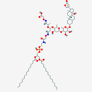 molecular formula C82H140N3O25P B143792 Digoxin-dppe conjugate CAS No. 129966-52-5