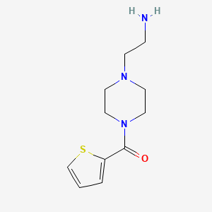 (2-[4-(2-Thienylcarbonyl)piperazin-1-YL]ethyl)amine