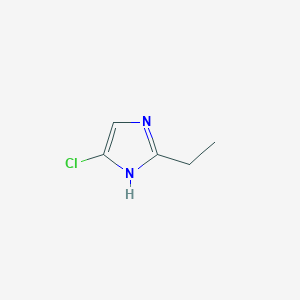 molecular formula C5H7ClN2 B1437925 2-Ethyl-5-chloro-1H-imidazole CAS No. 944898-66-2