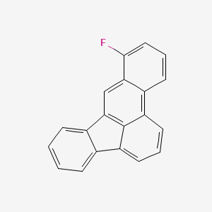 molecular formula C20H11F B14379294 Benzo(b)flroranthene, 9-fluoro- CAS No. 89883-23-8
