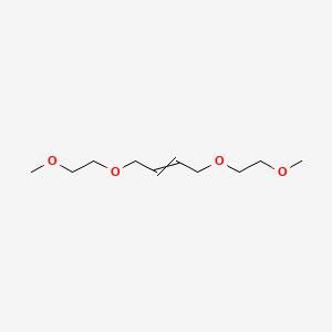 molecular formula C10H20O4 B14379357 2,5,10,13-Tetraoxatetradec-7-ene CAS No. 88482-37-5