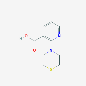 molecular formula C10H12N2O2S B1437946 2-Thiomorpholinonicotinic acid CAS No. 1042803-37-1