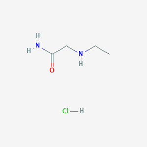molecular formula C4H11ClN2O B1437955 2-(Ethylamino)acetamide hydrochloride CAS No. 6913-24-2