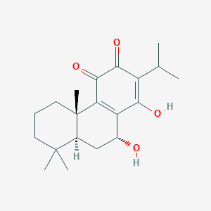 molecular formula C20H28O4 B143796 Taxoquinone CAS No. 21887-01-4
