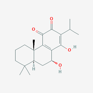 molecular formula C20H28O4 B143796 Horminone CAS No. 21887-01-4