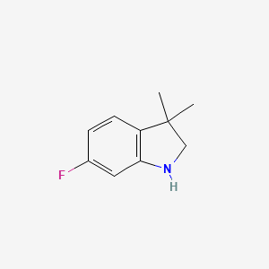 6-Fluoro-3,3-dimethylindoline