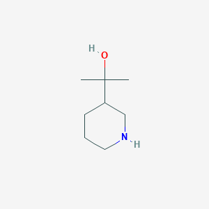 molecular formula C8H17NO B1437969 2-(Piperidin-3-yl)propan-2-ol CAS No. 252723-21-0