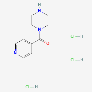 molecular formula C10H14ClN3O B1437972 1-Isonicotinoylpiperazinetrihydrochloride CAS No. 1185303-34-7