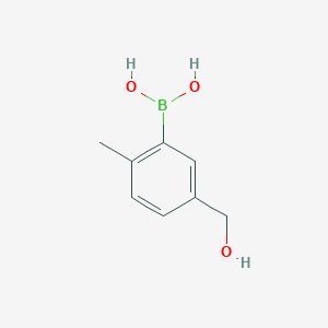 molecular formula C8H11BO3 B1437980 (5-(羟甲基)-2-甲基苯基)硼酸 CAS No. 631909-12-1