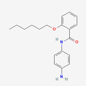 molecular formula C19H24N2O2 B1437981 N-(4-Aminophenyl)-2-(hexyloxy)benzamide CAS No. 1020057-09-3