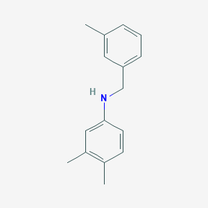 molecular formula C16H19N B1437984 3,4-Dimethyl-N-(3-methylbenzyl)aniline CAS No. 356530-46-6