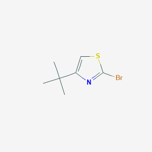 molecular formula C7H10BrNS B1437994 2-Bromo-4-tert-butyl-1,3-thiazole CAS No. 873075-54-8