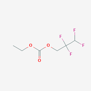 molecular formula C6H8F4O3 B1438002 Ethyl 2,2,3,3-tetrafluoropropyl carbonate CAS No. 277332-97-5