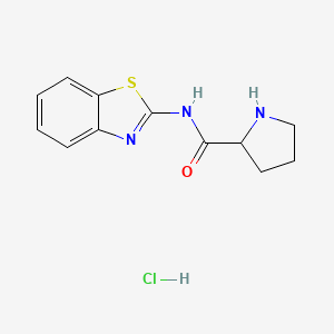 N-1,3-benzothiazol-2-ylpyrrolidine-2-carboxamide hydrochloride