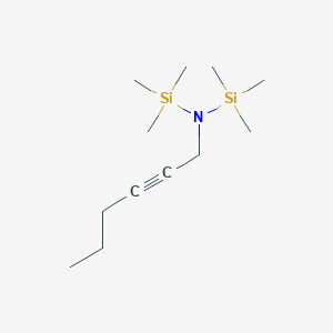 molecular formula C12H27NSi2 B14380100 N-(Hex-2-yn-1-yl)-1,1,1-trimethyl-N-(trimethylsilyl)silanamine CAS No. 88211-49-8