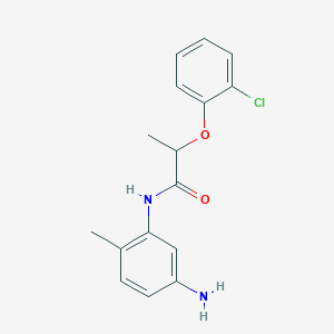N-(5-Amino-2-methylphenyl)-2-(2-chlorophenoxy)-propanamide