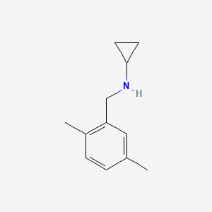 N-[(2,5-dimethylphenyl)methyl]cyclopropanamine