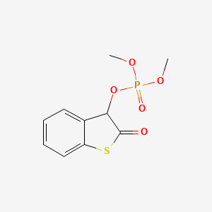 molecular formula C10H11O5PS B14380162 Dimethyl 2-oxo-2,3-dihydro-1-benzothiophen-3-yl phosphate CAS No. 88690-90-8