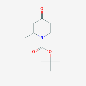 molecular formula C11H17NO3 B1438021 N-Boc-2-methyl-2,3-dihydro-4-pyridone CAS No. 362704-44-7