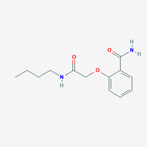 molecular formula C13H18N2O3 B14380228 Benzamide, 2-[2-(butylamino)-2-oxoethoxy]- CAS No. 90074-82-1
