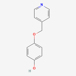 molecular formula C12H11NO2 B1438030 4-(Pyridin-4-ylmethoxy)phenol CAS No. 1152564-20-9