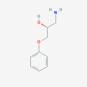 molecular formula C9H13NO2 B143804 (2R)-1-amino-3-phenoxypropan-2-ol CAS No. 133522-40-4