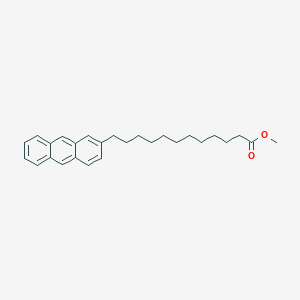 molecular formula C27H34O2 B14380531 Methyl 12-(anthracen-2-yl)dodecanoate CAS No. 88229-60-1