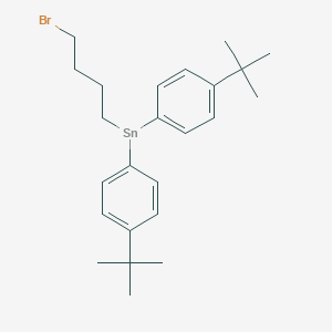 molecular formula C24H34BrSn B14380539 CID 78060493 