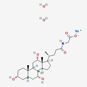 molecular formula C26H46NNaO8 B1438060 Sodium glycocholate hydrate, 98% CAS No. 207614-05-9