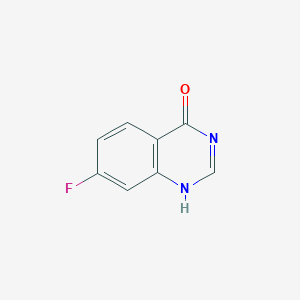 molecular formula C8H5FN2O B143807 7-氟喹唑啉-4(3H)-酮 CAS No. 16499-57-3