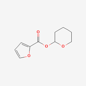 molecular formula C10H12O4 B14380768 Oxan-2-yl furan-2-carboxylate CAS No. 90073-19-1