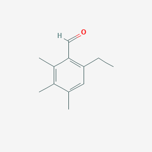 molecular formula C12H16O B14380896 6-Ethyl-2,3,4-trimethylbenzaldehyde CAS No. 88174-29-2