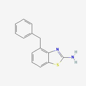 molecular formula C14H12N2S B1438097 4-Benzyl-1,3-benzothiazol-2-amine CAS No. 1152504-14-7