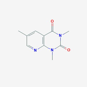 molecular formula C10H11N3O2 B14380992 Pyrido[2,3-d]pyrimidine-2,4(1H,3H)-dione, 1,3,6-trimethyl- CAS No. 88629-00-9