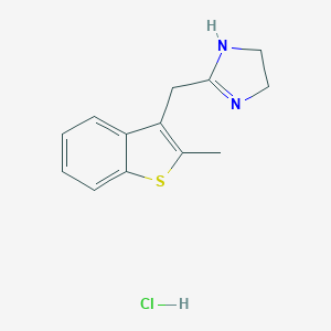 molecular formula C13H15ClN2S B143810 Metizoline hydrochloride CAS No. 95467-91-7